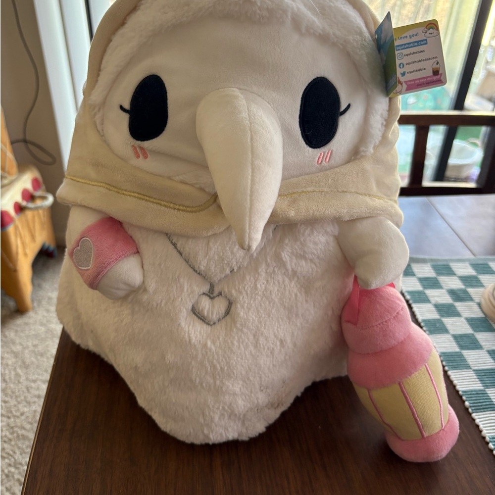 15” Squishable Plague Nurse, new with tags! So soft and plush